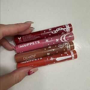 Colourpop X The Muppets glowing lip bundle